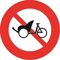 P.111d – Cấm xe ba bánh loại không có động cơ