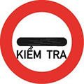 Biển P.129 Kiểm tra